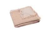 Jollein couverture Fringe GOTS 75x100cm moonstone 521-511-68012