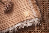 Jollein couverture Fringe GOTS 75x100cm moonstone 521-511-68012