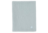Jollein couverture berceau gaze de coton 75x100cm jacquard sea green 521-511-68084