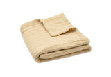 Jollein couverture berceau gaze de coton 75x100cm jacquard vanilla 521-511-68170