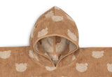 Jollein poncho de bain jacquard Teddy bear biscuit 533-550-68169