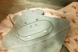 Jollein cape de bain éponge Hippo Happy 534-514-68235