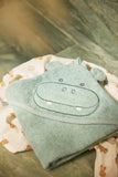 Jollein cape de bain éponge Hippo Happy 534-514-68235