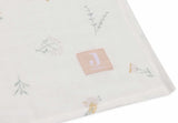 Jollein draps tétra 115x115cm Lovely Birds (lot de 2) 535-852-67104