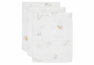 Jollein gant de toilette gaze de coton lovely birds (lot de 3) 536-848-67104