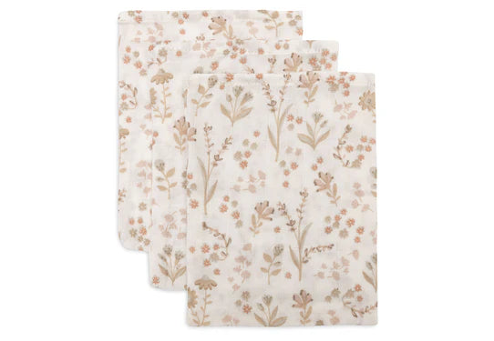 Jollein gants de toilette Bloomy (lot de 3) 536-848-68076