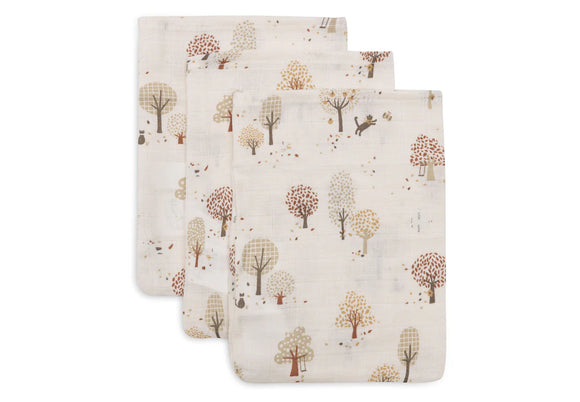 Jollein gants de toilette Tiny Park (lot de 3) 536-848-68102