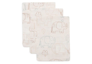 Jollein gants de toilette Elephant Tales (lot de 3) 536-848-68110