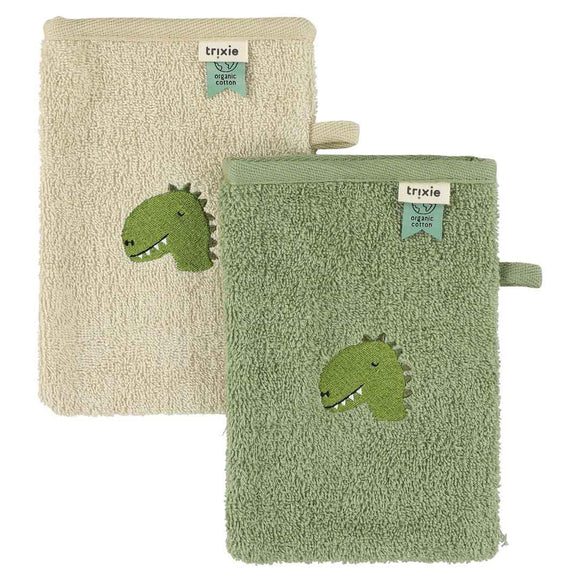 Trixie gants de toilette Aura Dino (lot de 2) 62-017