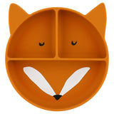 Trixie assiette avec ventouse en silicone et compartiments Mr. Fox 96-445