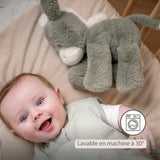 Nattou peluche âne Loulou 30cm vert foncé 318006