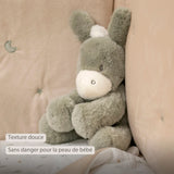 Nattou peluche âne Loulou 30cm vert foncé 318006