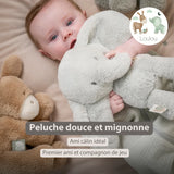 Nattou peluche éléphant Loulou 30cm vert tilleul 318020