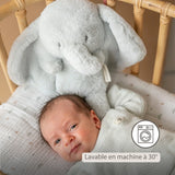 Nattou peluche éléphant Loulou 30cm vert tilleul 318020