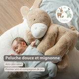 Nattou peluche Âne 60 cm Loulou caramel clair 318044