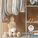 Nattou peluche Âne 60 cm Loulou caramel clair 318044