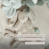 Nattou mini doudou lapin Loulou sable 318068
