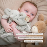 Nattou Loulou doudou éléphant vert tilleul 318105