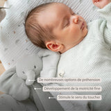 Nattou Loulou maxi doudou éléphant vert tilleul 318143