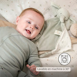 Nattou Loulou maxi doudou éléphant vert tilleul 318143