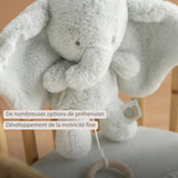 Nattou peluche musicale éléphant Loulou 30cm vert tilleul 318198
