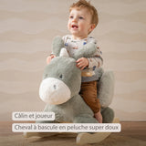 Nattou animal à bascule Loulou âne vert foncé 318297