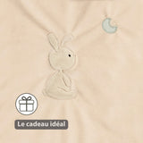 Nattou housse de couette 140 x 100 cm taie d’oreiller en velours et coton tetra Loulou couleurs douces 318358