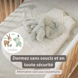 Nattou gigoteuse 70cm tog 2 Loulou écru 318402