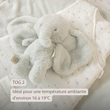 Nattou gigoteuse 70cm tog 2 Loulou écru 318402