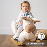 Nattou animal à bascule teddy âne beige 544092