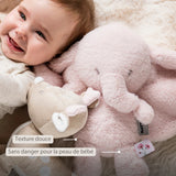 Nattou peluche éléphant 30 cm douce rose Fanfan 759021