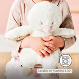 Nattou peluche caneton 30 cm douce blanc cassé Fanfan 759045
