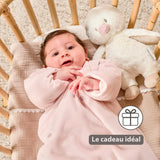 Nattou peluche caneton 30 cm douce blanc cassé Fanfan 759045