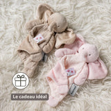 Nattou doudou éléphant rose Fanfan 759076