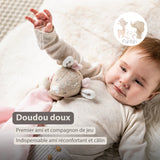Nattou doudou câlin biche rose Fanfan 759083