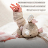 Nattou doudou câlin biche rose Fanfan 759083