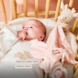 Nattou doudou câlin biche rose Fanfan 759083