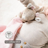 Nattou doudou câlin biche rose Fanfan 759083