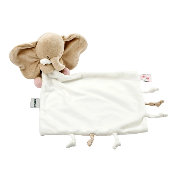 Nattou doudou câlin éléphant blanc cassé Fanfan 759090