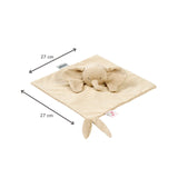 Nattou doudou éléphant en velours côtelé sable Fanfan 759106