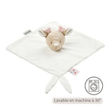 Nattou doudou biche velours blanc cassé Fanfan 759120