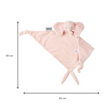 Nattou maxi doudou éléphant en velours côtelé rose Fanfan 759144