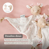 Nattou maxi doudou biche beige Fanfan 759151
