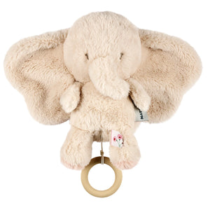 Nattou peluche musicale éléphant 25 cm doux sable Fanfan 759175