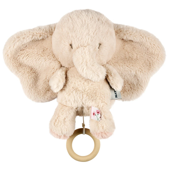 Nattou peluche musicale éléphant 25 cm doux sable Fanfan 759175
