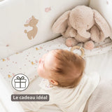 Nattou peluche musicale éléphant 25 cm doux sable Fanfan 759175