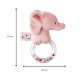 Nattou FanFan anneau hochet éléphant rose 759229
