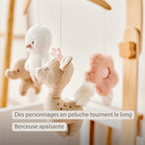 Nattou mobile musical bébé en bois Fanfan 759250
