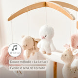 Nattou mobile musical bébé en bois Fanfan 759250