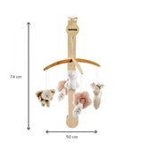 Nattou mobile musical bébé en bois Fanfan 759250